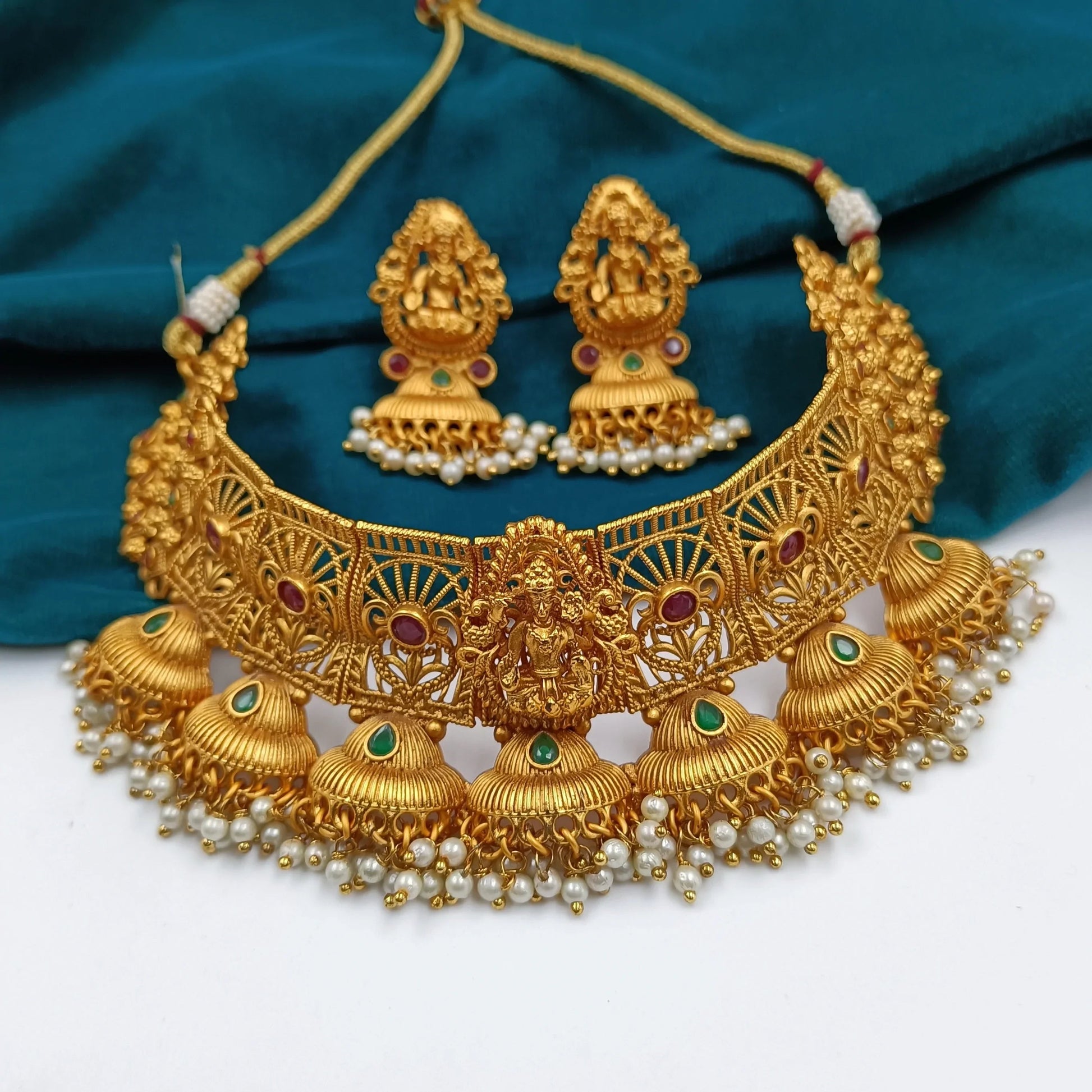 Temple Choker Set Shree Radhe Pearls