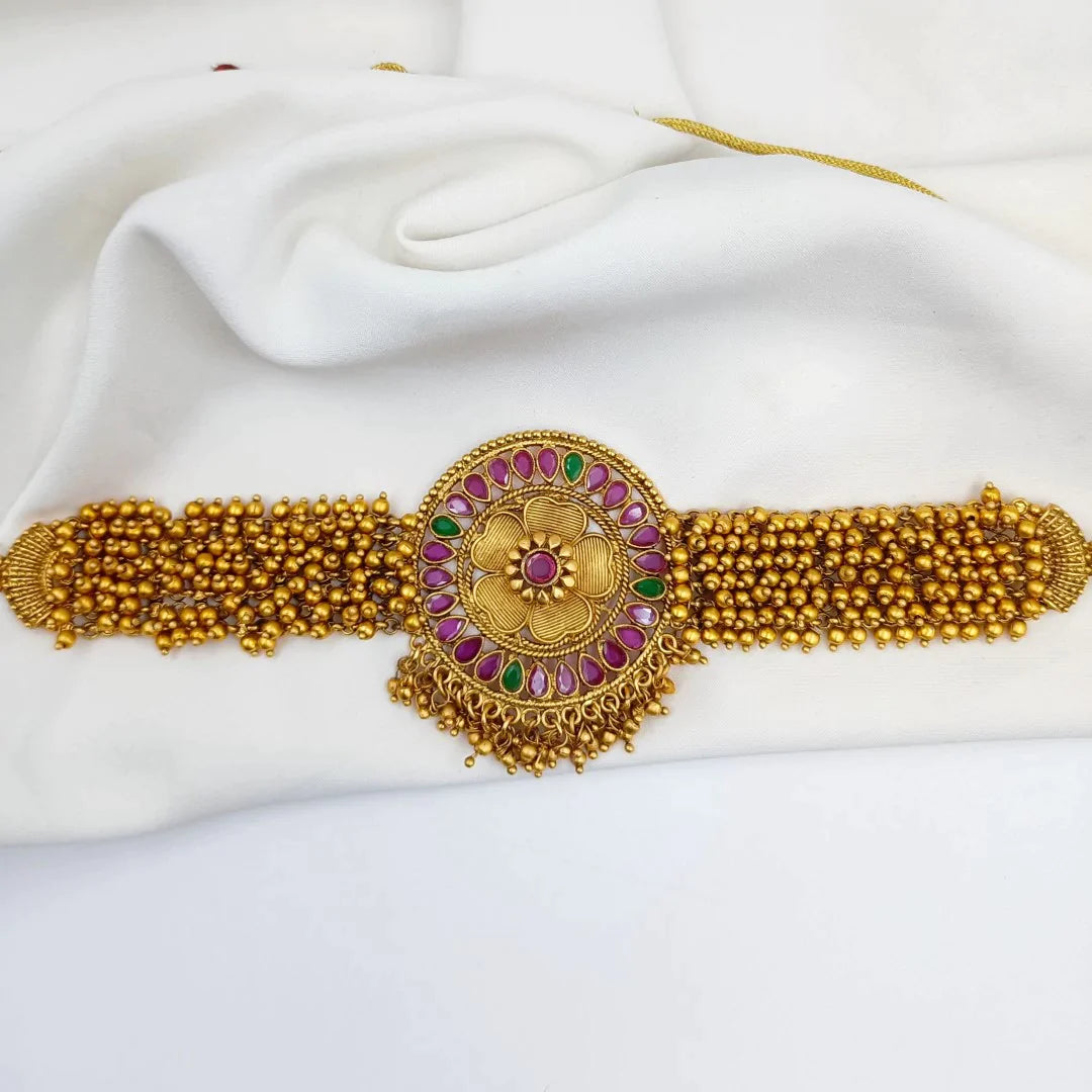 Temple Choker Set Shree Radhe Pearls
