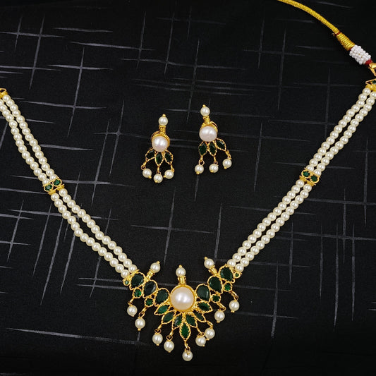 Traditional Droplet Designer Pearls Choker Shree Radhe Pearls