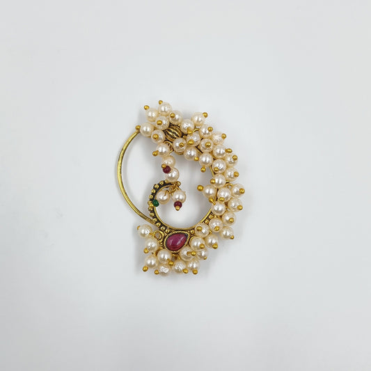 Traditional Nath Shree Radhe Pearls