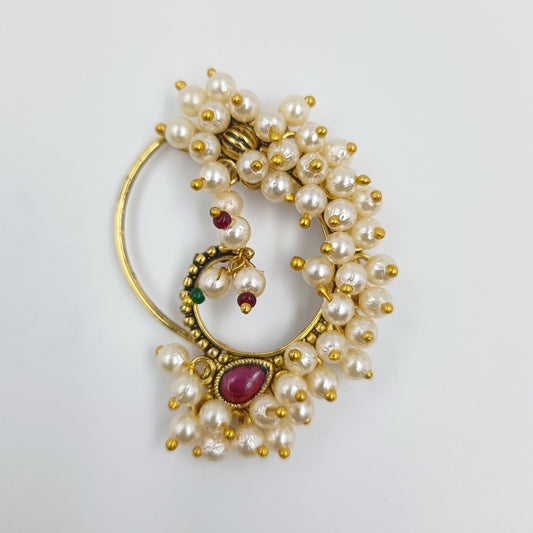 Traditional Nath Shree Radhe Pearls