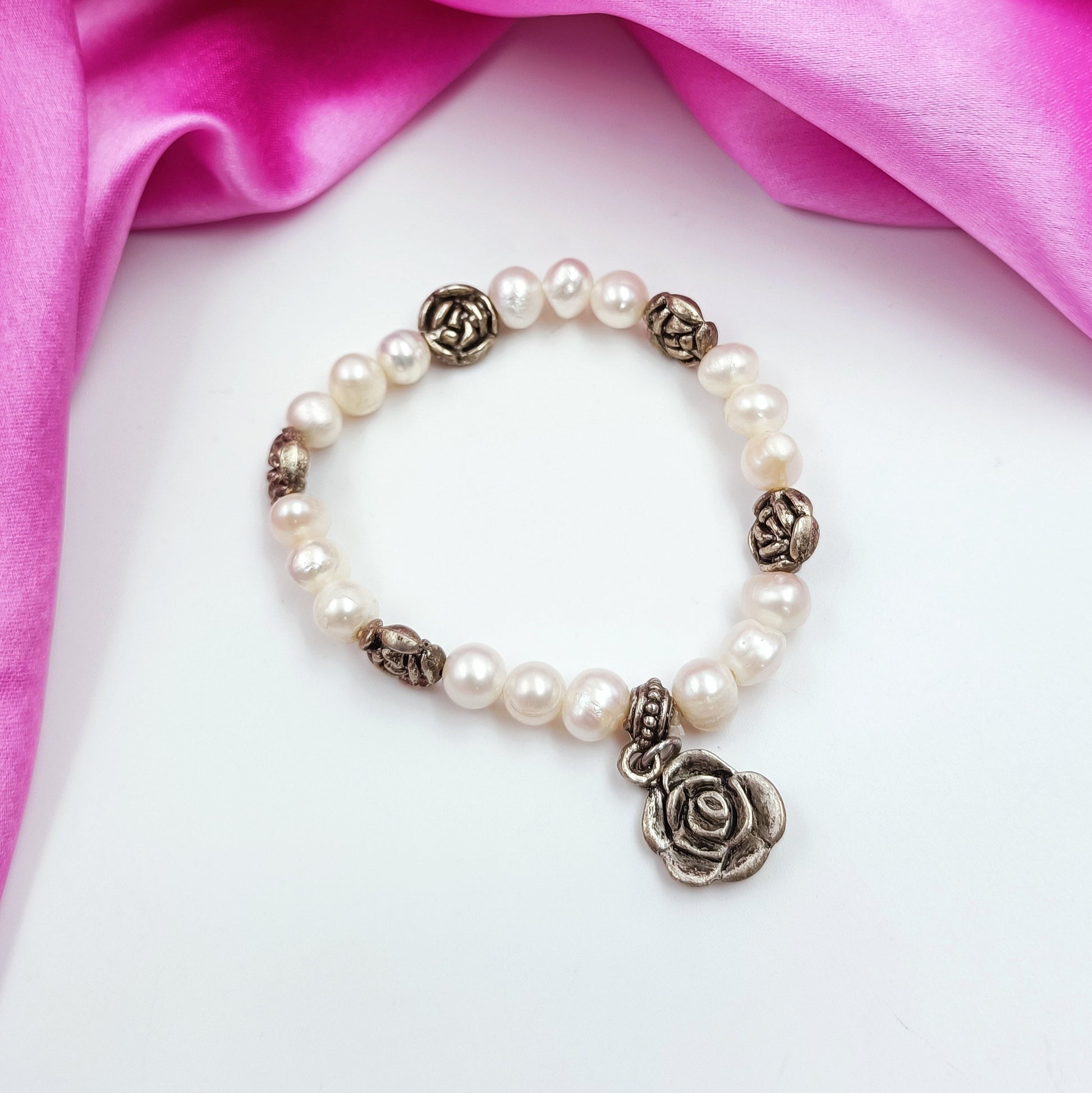 Un Even Fresh Water Pearls Fancy Bracelet Shree Radhe Pearls