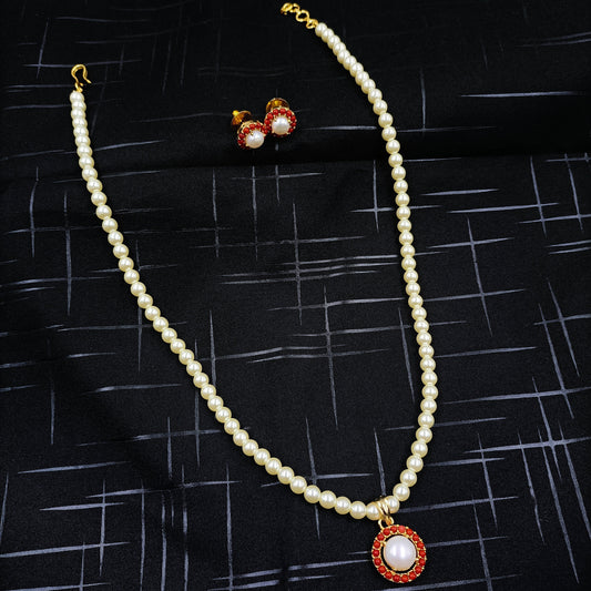 Unique Designer Single Line Pearls Set Shree Radhe Pearls